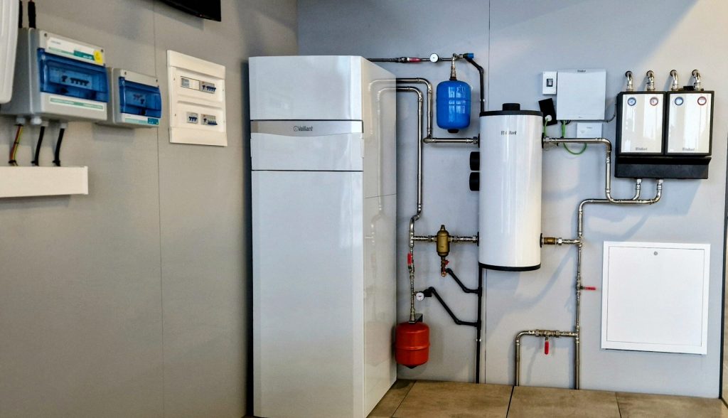 Instalación de una aerotermia en un hogar